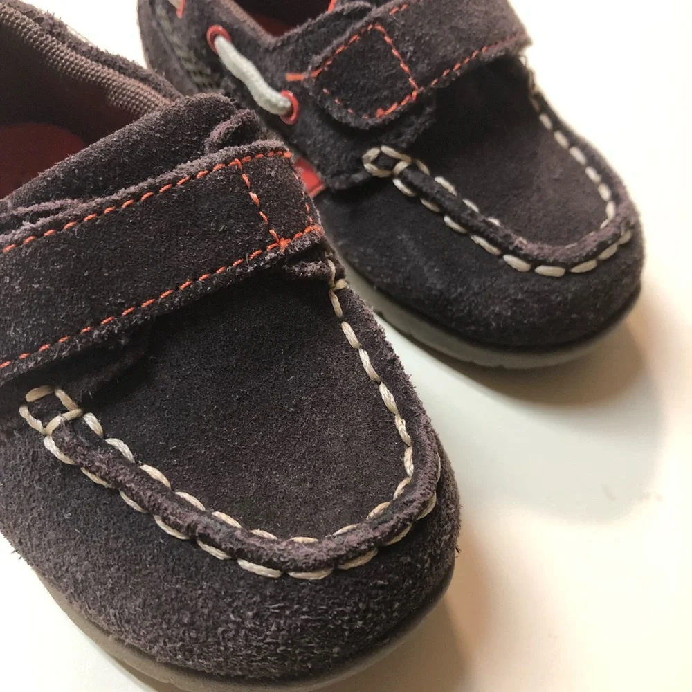 Healthtex Brown Suede Baby shoes size 5